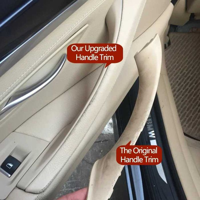 Mâner Interior usă sofer pasager portieră BMW Seria 5 F10 F11 oyster