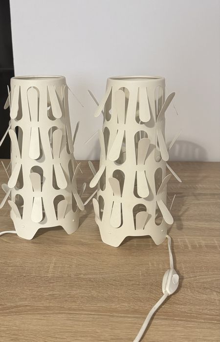 Set doua lampi Ikea Kajuta metal nuanta alb