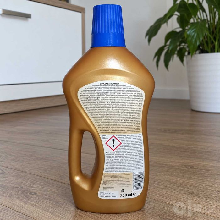 Sidolux Baltic Amber 750 мл — средство для ламината и деревянных полов