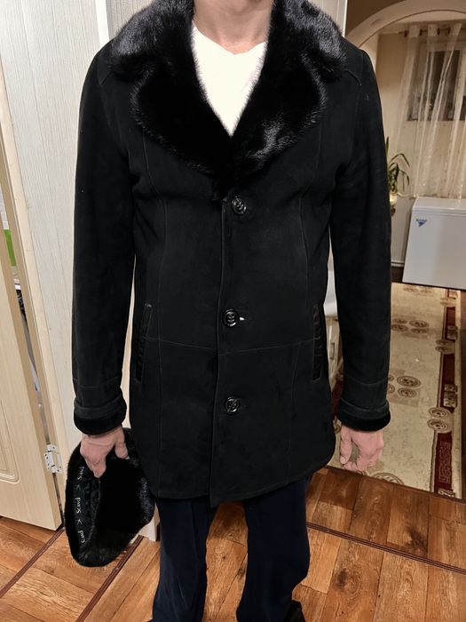 Продам натуральную дубленку и шапку