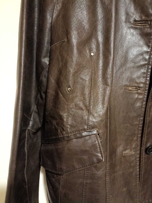 Дамско яке естествена кожа, намалена цена.