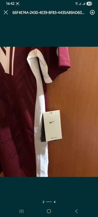 Tricou oficial CFR Cluj cu semnaturile intregii echipe de colectie