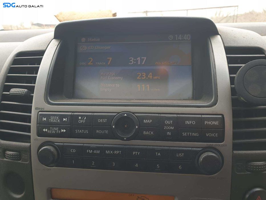 Display Ecran Afisaj Navigatie Nissan Navara D40 2005 - 2015 [Q2587]