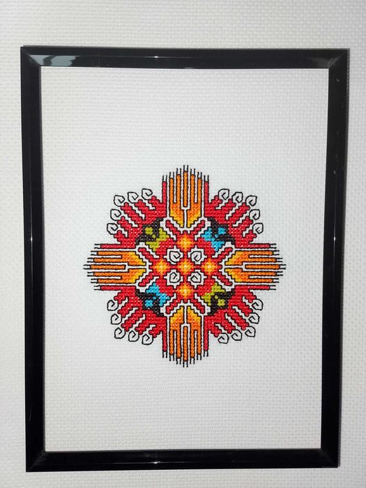 Шевица "Жътва" в рамка