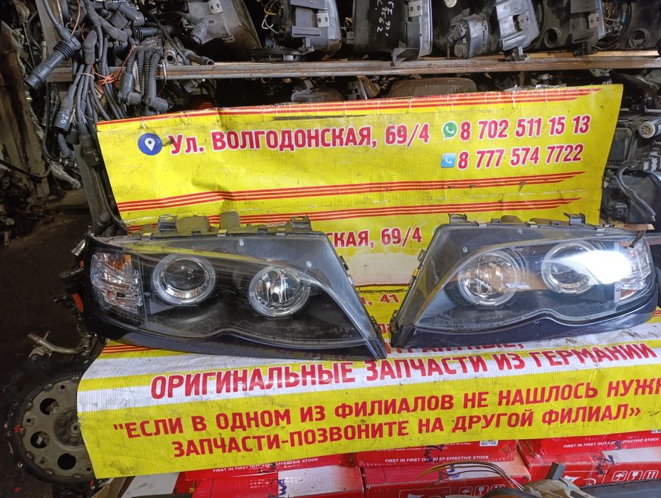 Фары на BMW E46 рестайлинг Сонар