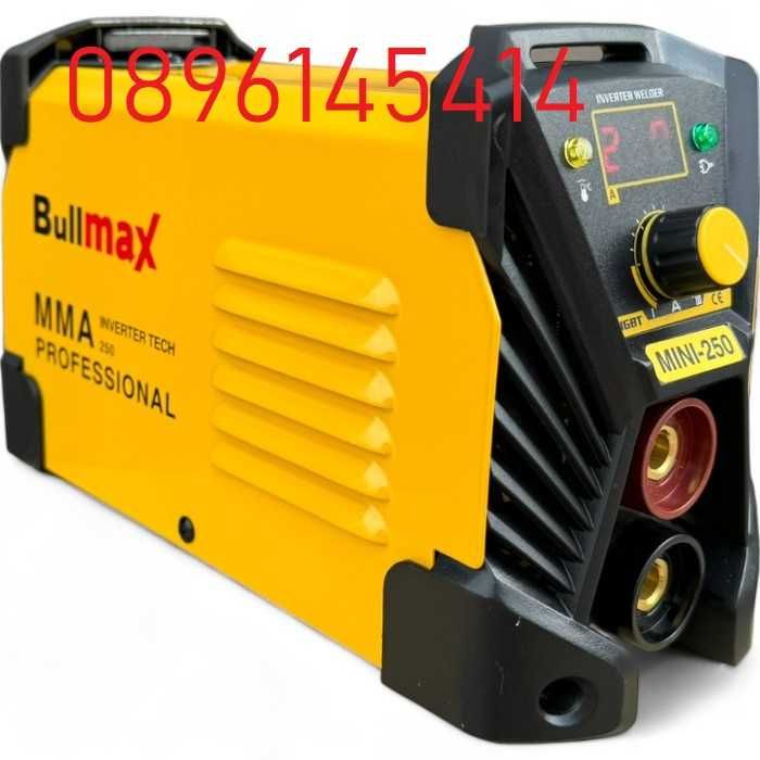 Качествен Електрожен BULLMAX 250 ампера - модел HT инверторен