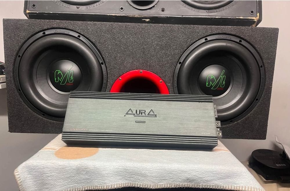 Vand subwoofer+amplificator monobloc