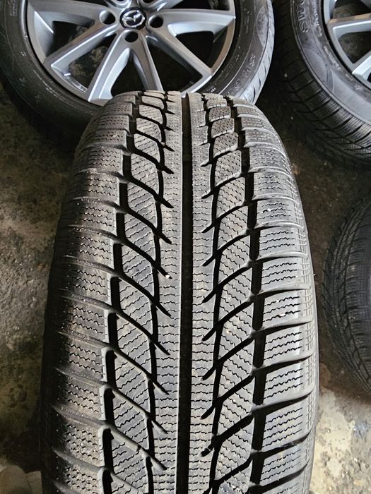 4 jante 5x114.3 R17 cu anvelope iarna 225 55 17 Goodride 2024 7mm