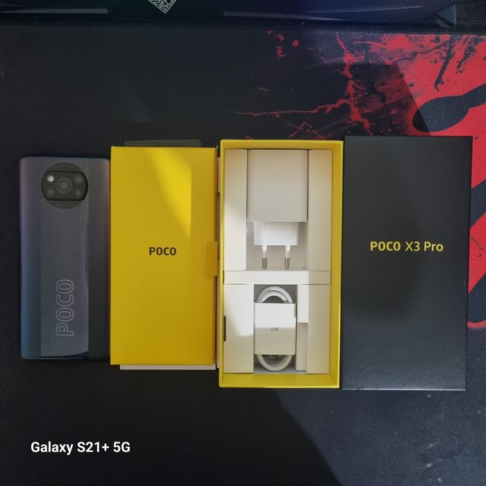 Игравой компютер ҳамма нарсаси билан комплект сотилади.+ POCO X3 PRO