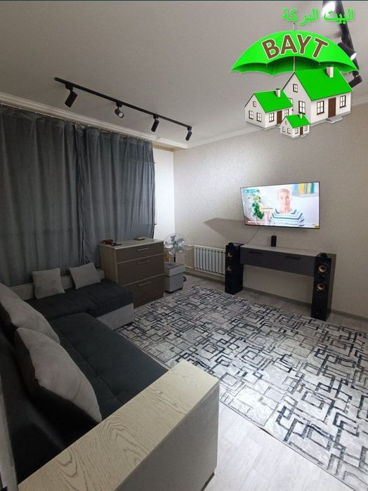 ÷ 43м² МЕТРО ЧИЛАНЗАР 10 минут 1в2/3/9 ЕВРО РЕМОНТ продаётся квартира