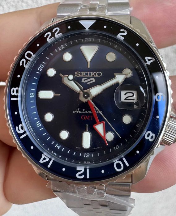 Seiko 5 Sports 42 mm SKX007 Blueberry SSK003 Automatic GMT 4R34 Safir Jubilee