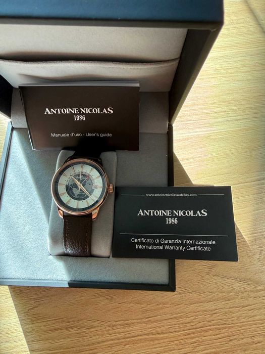 Antoine Nicolas 1986 Roma Automatic GMT–Автоматичен 24 Months Warranty