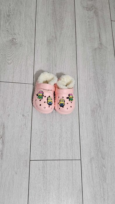 Papuci crocs roz, marime 22