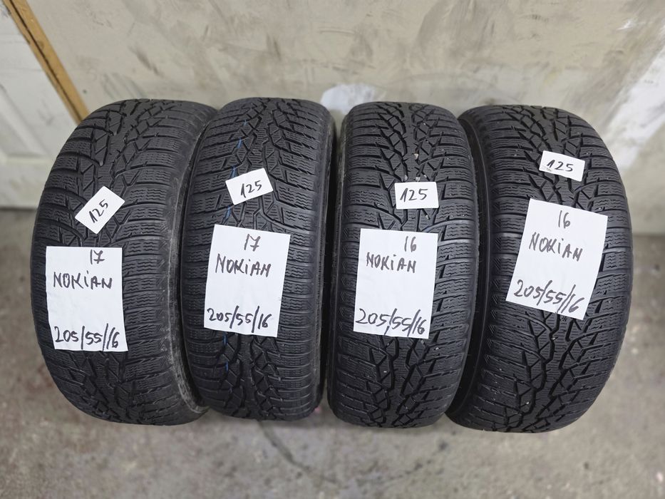 4×205/55/16 M+S.NOKIAN.Stare excelenta