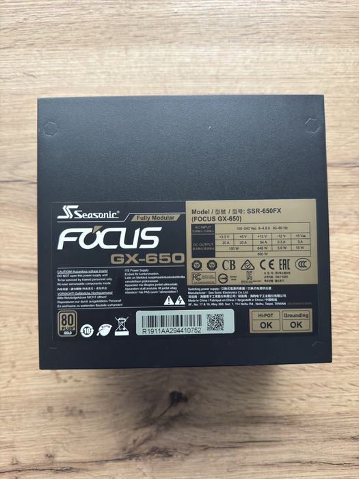 Sursa Seasonic Focus GX-650
