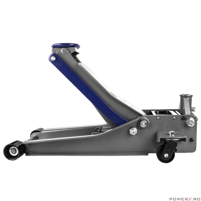 Cric hidraulic cu roti tip crocodil 3 tone, 75mm -500mm, Silver