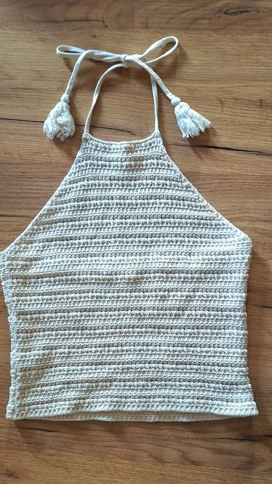 Плетен топ Mango