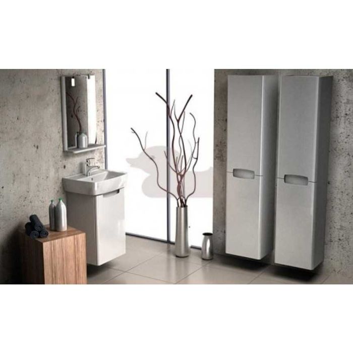 Set mobilier baie (masca si lavoar) Kolo Rekord 60 cm, alb
