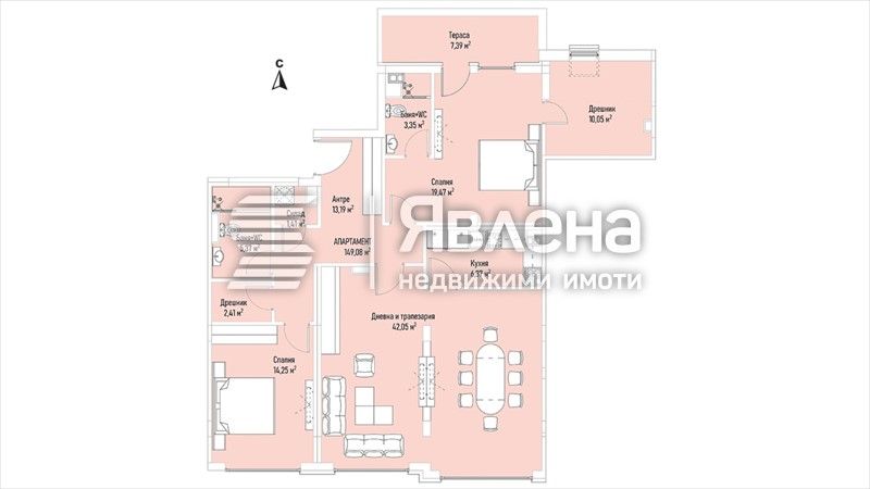 Продава се Тристаен апартамент в София, Лозенец - 125 кв.м за 3248 €/кв.м - Снимка #4