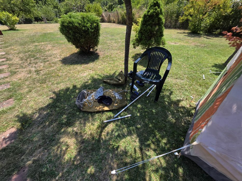 Руска туристическа триместна палатка