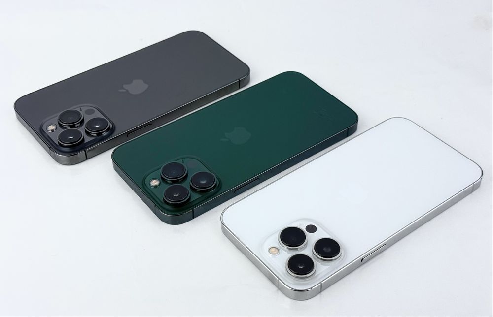 Apple iPhone 13 Pro 128GB Graphite / Green / Silver 100% Батерия!