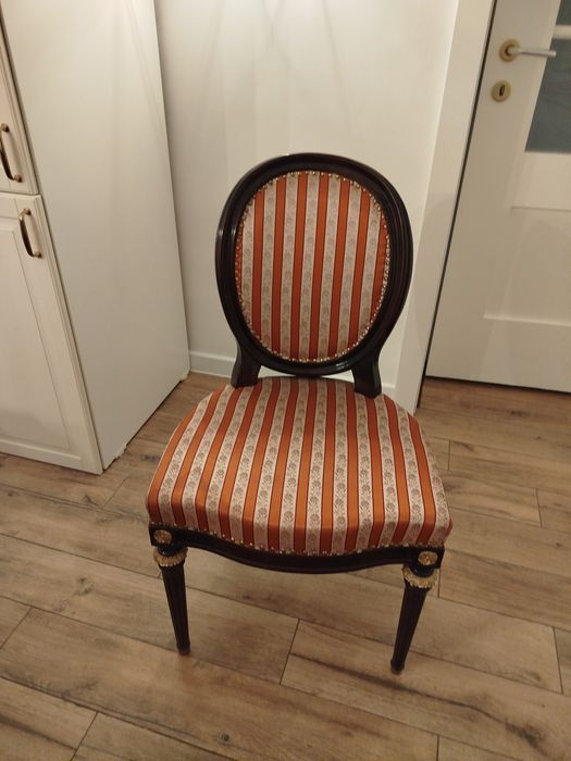 4 scaune lemn tapițat