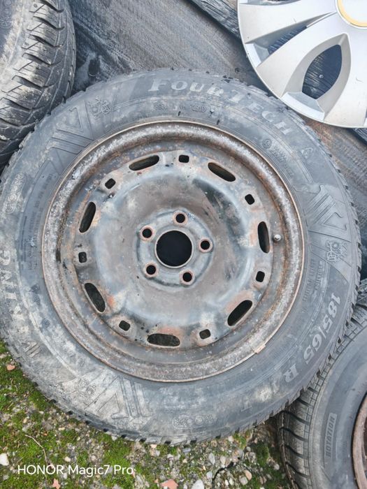 Jante tablă R14 + anvelope de iarnă – Seat Ibiza