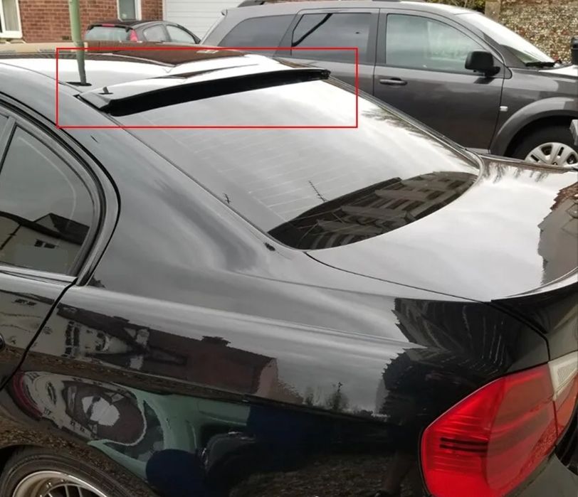 Eleron lip spoiler lunetă BMW Seria 3 E90 ACS negru lucios