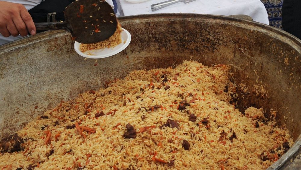 Палау басам. Плов на выезде