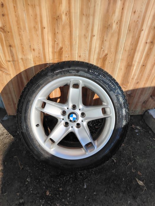 Титановые диски с резиной.