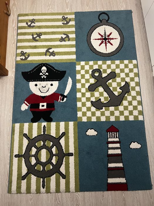 Covor motiv pirati pentru camera copii 120x170