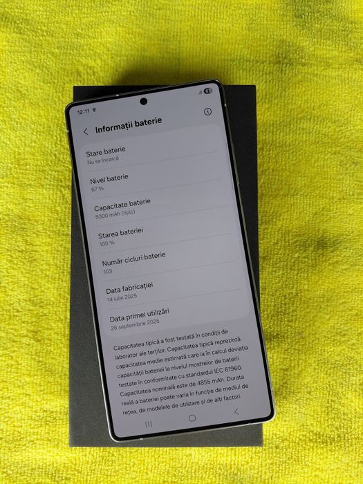 Vând/Schimb Samsung S25 Ultra 5g Silver Ca Nou Garanție Altex Dual Sim