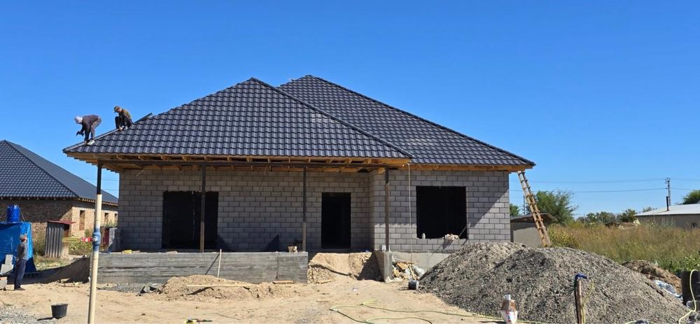 Строительная бригада Узбеки