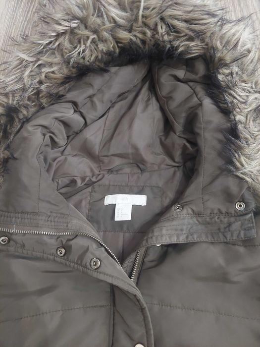 Зимно зелено яке H&M