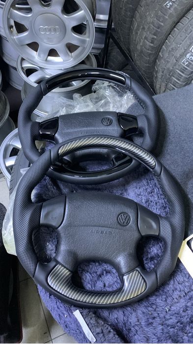 Рули с анатомией на Volkswagen