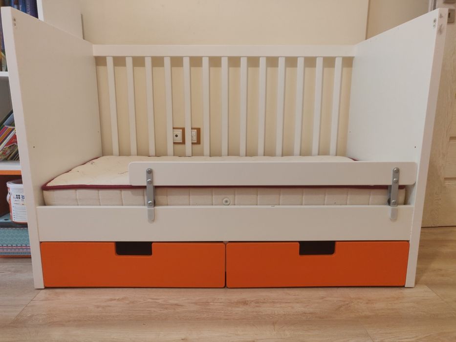 Бебешка кошара / креватче IKEA STUVA 60x120 + матрак + подаръци