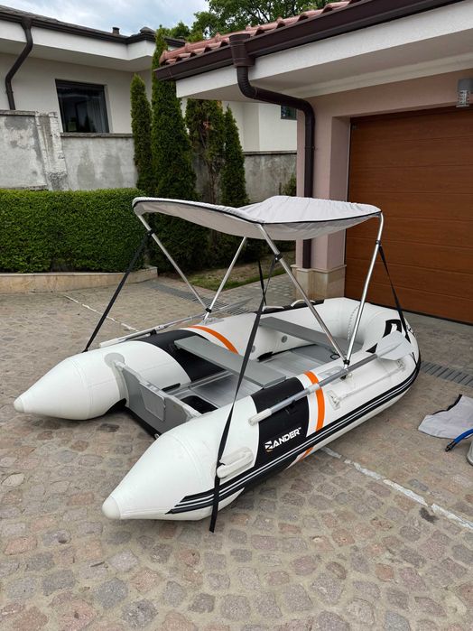 Надуваема лодка Zander MB-300 с алуминиев под и сенник