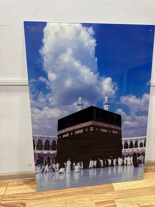 Devor uchun makka va madina oynali rasmlar