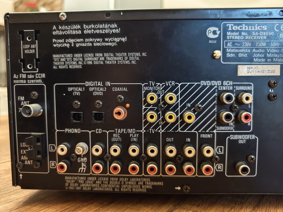 Ресивър Technics sa-dx950