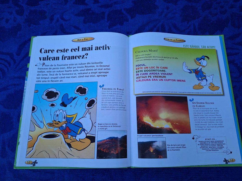 DeAgostini Enciclopedia | Disney Mickey Mouse carte copii | Aer si foc