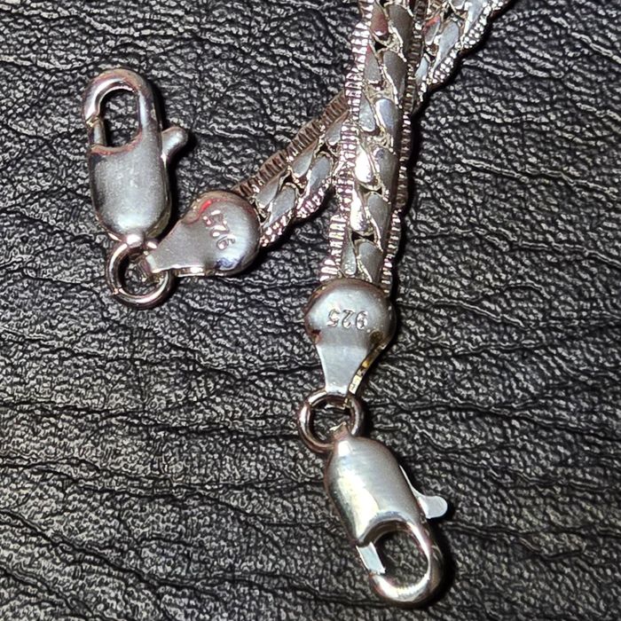 Сребърен синджир и гривна 925