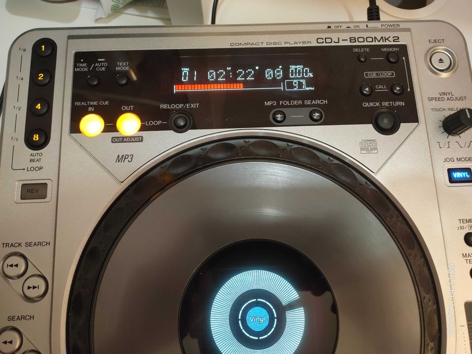 Проигрыватель PIONEER CDJ-800Mk2