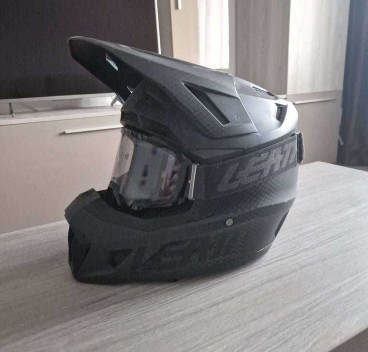 Casca Leatt 7.5 V22 Black S (mtb, enduro, motocross)