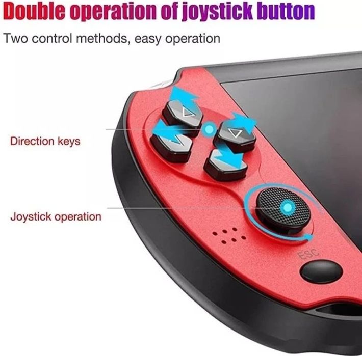 -17% ПРОМОЦИЯ!!! Преносима ретро конзола X7, 8GB, 4,3 inch