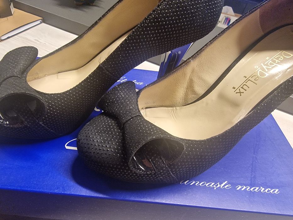 Pantofi piele naturala