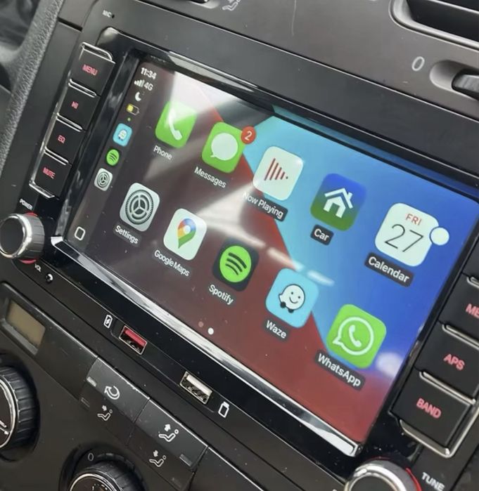 4GB Ram Navigatie Carplay VW Volkswagen Touran Passat Golf Polo b6 b7