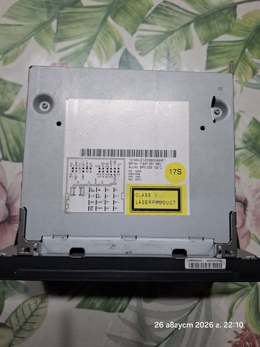 CD RADIO Audi A3 8P (2003-2008г.) 8P0035152C / 8P0 035 152 C