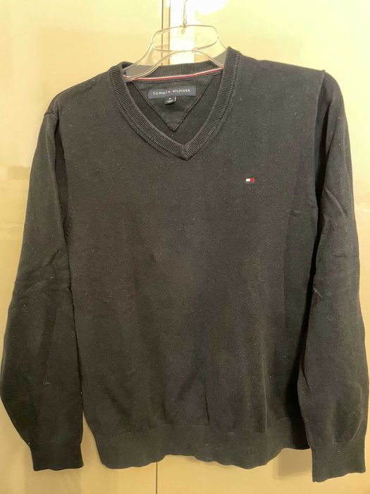 Pulover barbatesc Tommy Hilfiger marimea M - culoare negru
