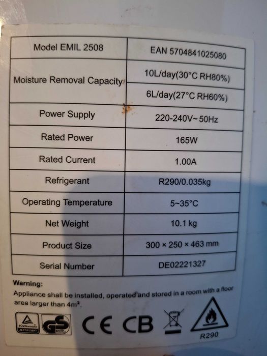 Влагоабсорбатора