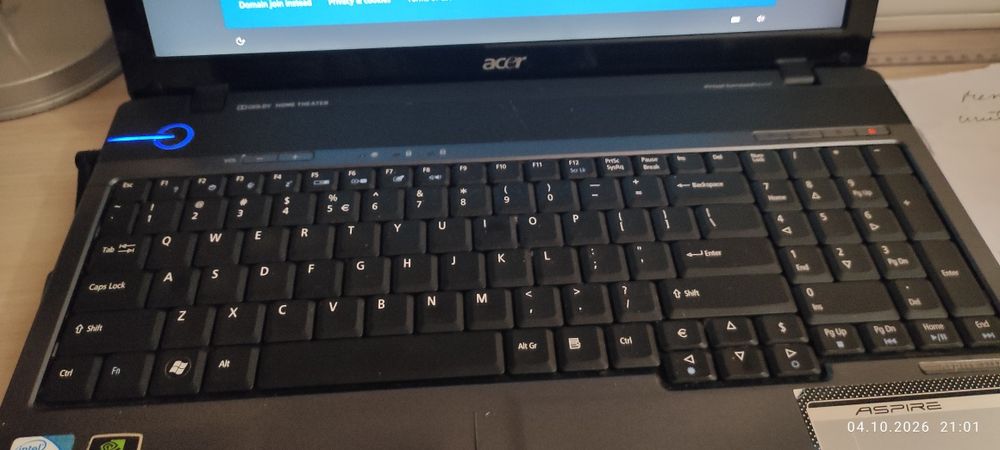 Laptop Acer Aspire 5737Z model KAL00 fabricat 2009
